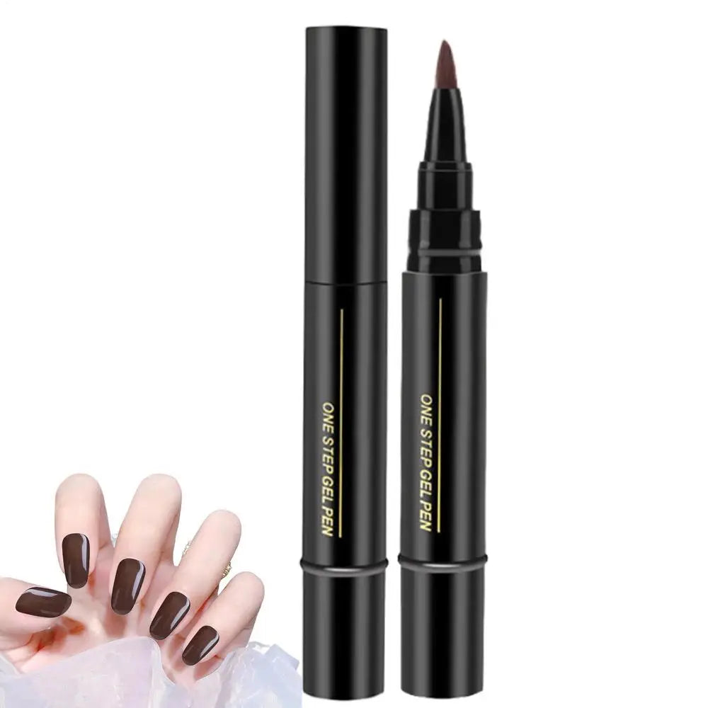 Quick Drying Nail Polish Art Pens Nail Polish Gel Pen Fast Dry Nail Color Pen Nail Varnish Pens for Women Girls Friends Family