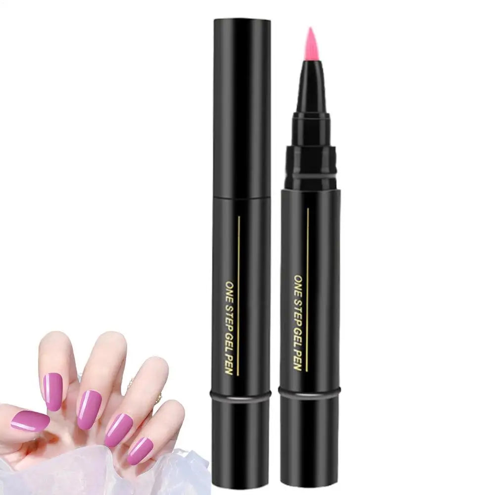 Quick Drying Nail Polish Art Pens Nail Polish Gel Pen Fast Dry Nail Color Pen Nail Varnish Pens for Women Girls Friends Family