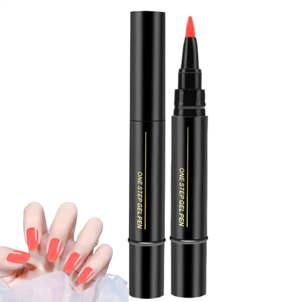 Quick Drying Nail Polish Art Pens Nail Polish Gel Pen Fast Dry Nail Color Pen Nail Varnish Pens for Women Girls Friends Family