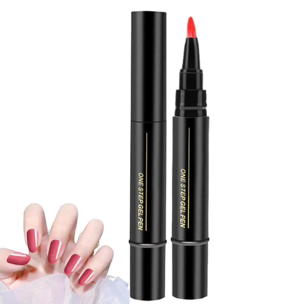 Quick Drying Nail Polish Art Pens Nail Polish Gel Pen Fast Dry Nail Color Pen Nail Varnish Pens for Women Girls Friends Family