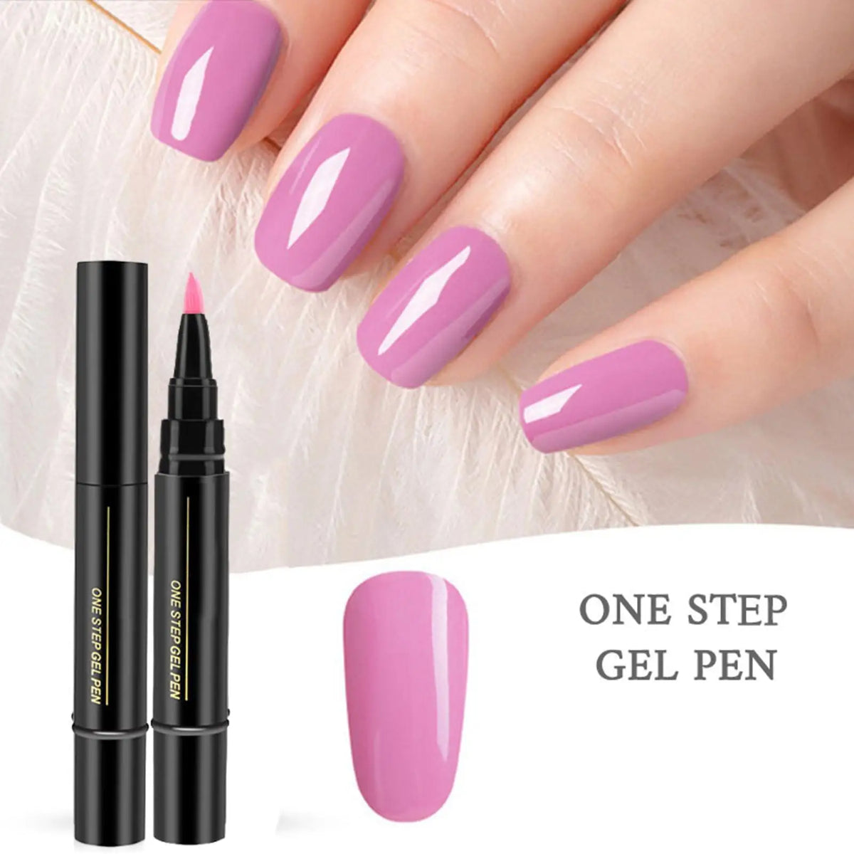 Quick Drying Nail Polish Art Pens Nail Polish Gel Pen Fast Dry Nail Color Pen Nail Varnish Pens for Women Girls Friends Family