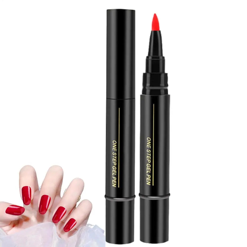 Quick Drying Nail Polish Art Pens Nail Polish Gel Pen Fast Dry Nail Color Pen Nail Varnish Pens for Women Girls Friends Family